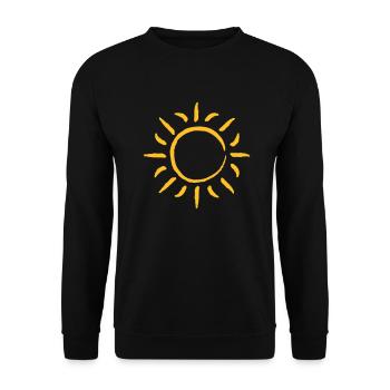 Belle Yellow Sun - Sweat-shirt Unisexe - noir - Devant - Alina (178cm) & Michal (187cm)