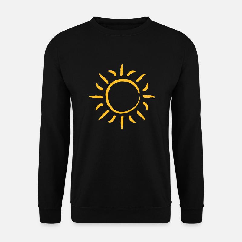 Beautiful Yellow Sun - Unisex Sweatshirt - black