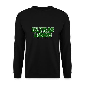 Ultras Liberi - Unisex Pullover - Schwarz - Vorne - Alina (178cm) & Michal (187cm)