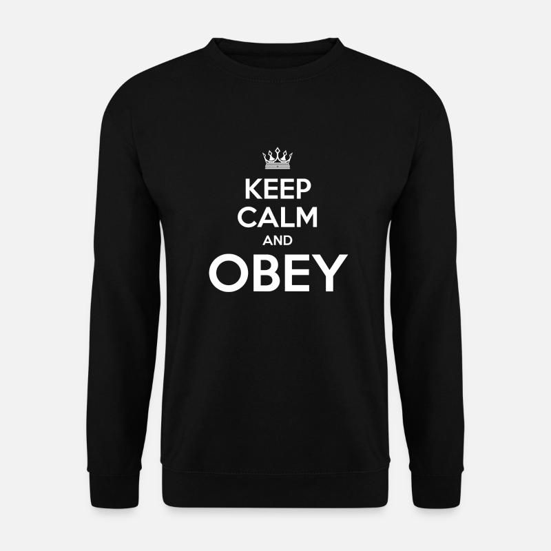 KC & OBEY - Unisex Pullover - Schwarz