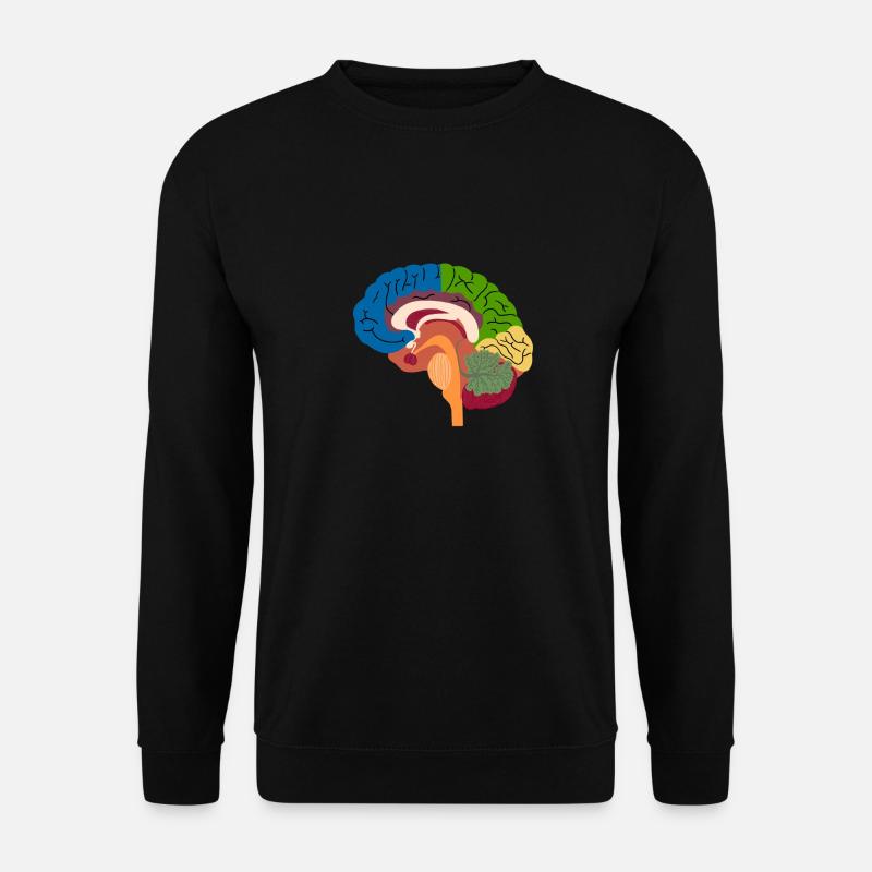 Brain Physician Anatomy - Unisex Sweatshirt - black
