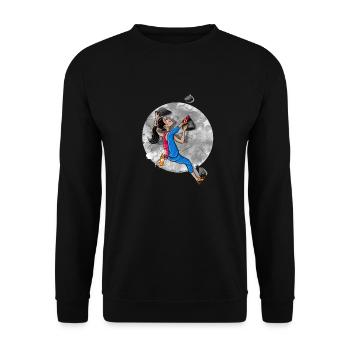 Flexibilité - T-shirt d’escalade - Sweat-shirt Unisexe - noir - Devant - Alina (178cm) & Michal (187cm)
