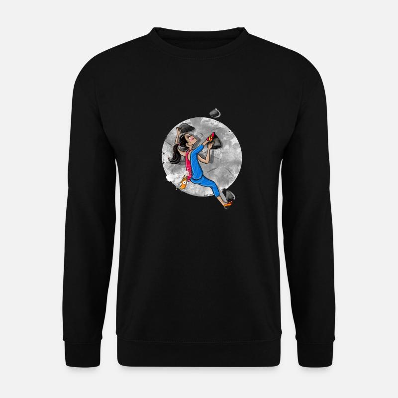 Flexibility - Kletter T-Shirt - Unisex Pullover - Schwarz
