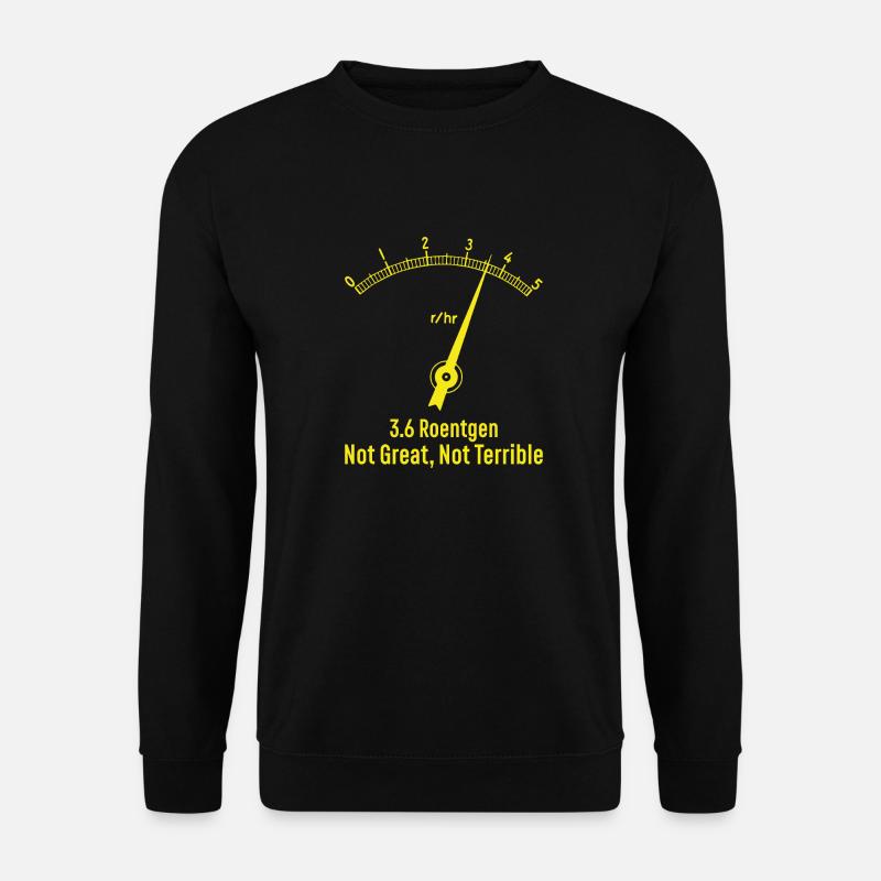 Atom Strahlung Energie Tschernobyl Geschenk - Unisex Pullover - Schwarz