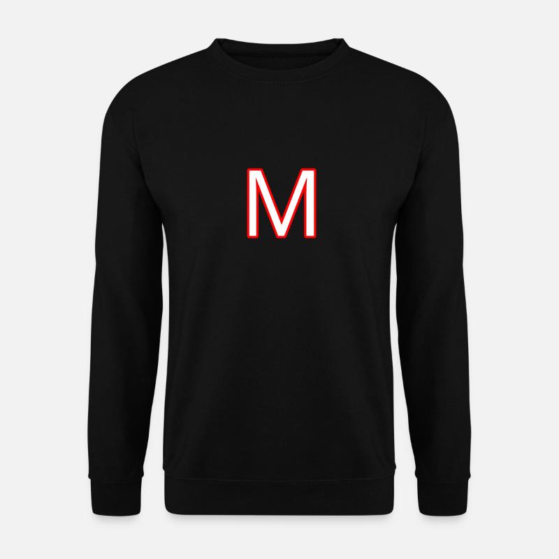 M - Unisex Pullover - Schwarz