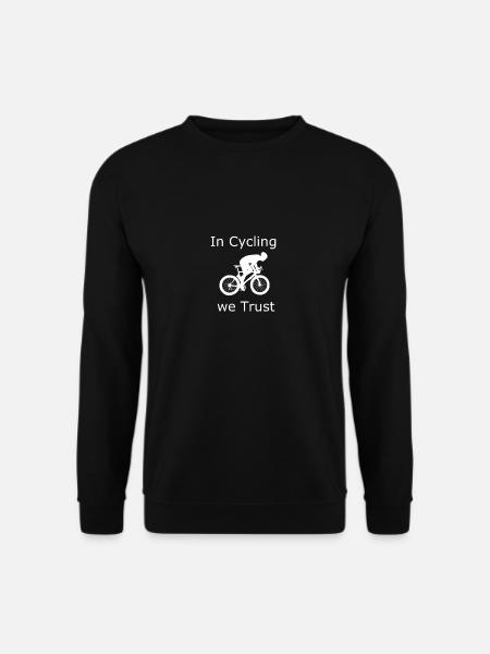 In Cycling we Trust - Unisex Sweatshirt - black