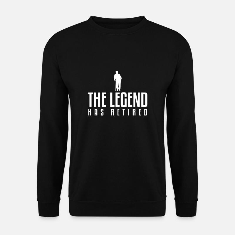 The legend has retired - Unisex Pullover - Schwarz