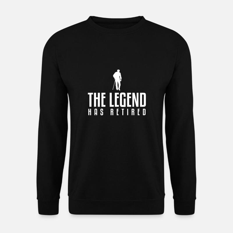 The legend has retired - Unisex Pullover - Schwarz
