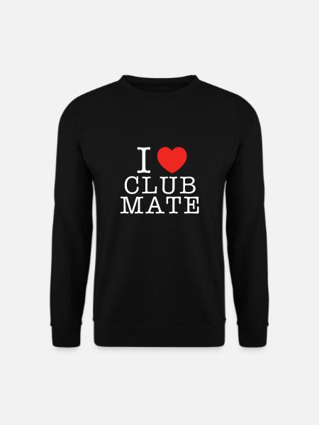 I Love Club Mate - Unisex Pullover - Schwarz