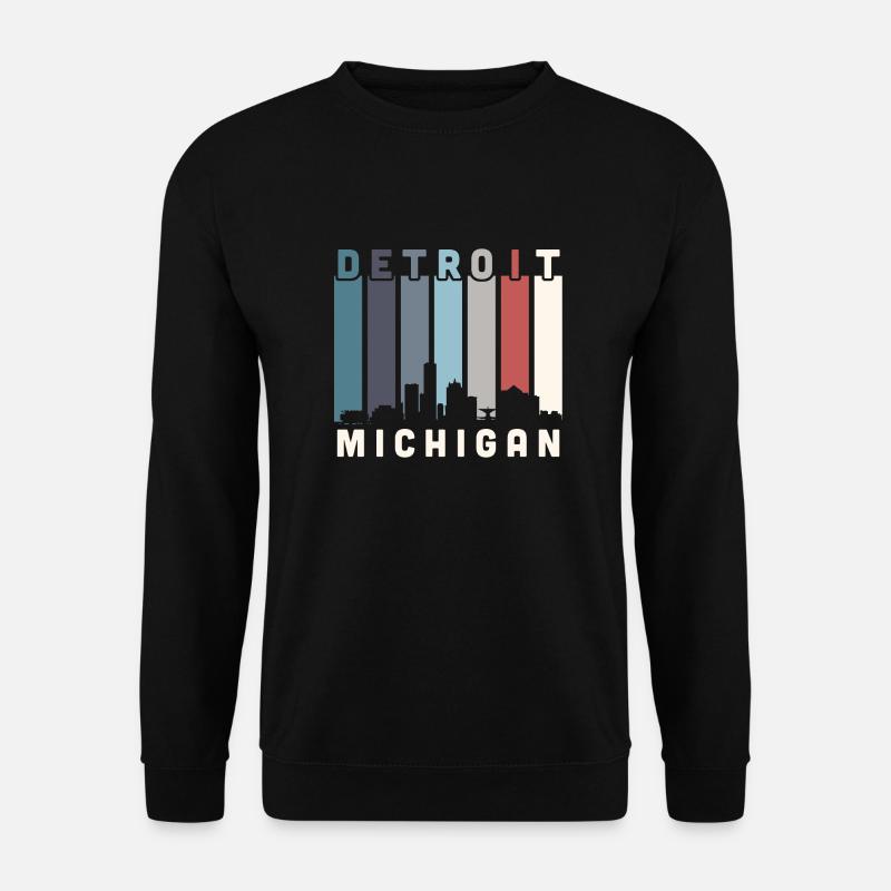 Detroit - Unisex Pullover - Schwarz