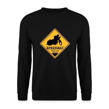 Speedway - Unisex Pullover - Schwarz - Vorne - Alina (178cm) & Michal (187cm)