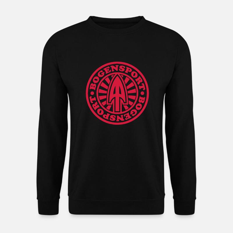 Bogensport (Stempel) - Unisex Pullover - Schwarz