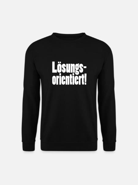 Lösungsorientiert - Unisex Pullover - Schwarz