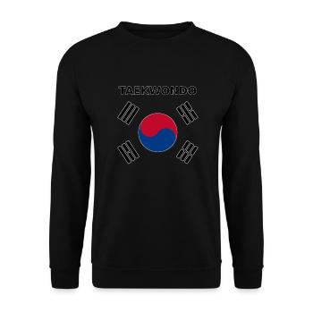 Taekwondo - Unisex Pullover - Schwarz - Vorne - Alina (178cm) & Michal (187cm)