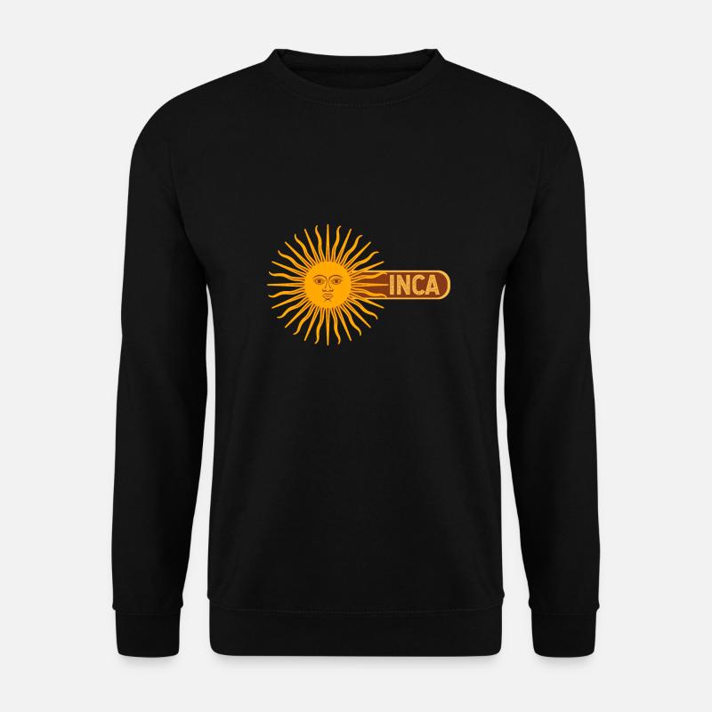Inka Inca Inti Sonne Peru Geschenkidee - Unisex Pullover - Schwarz