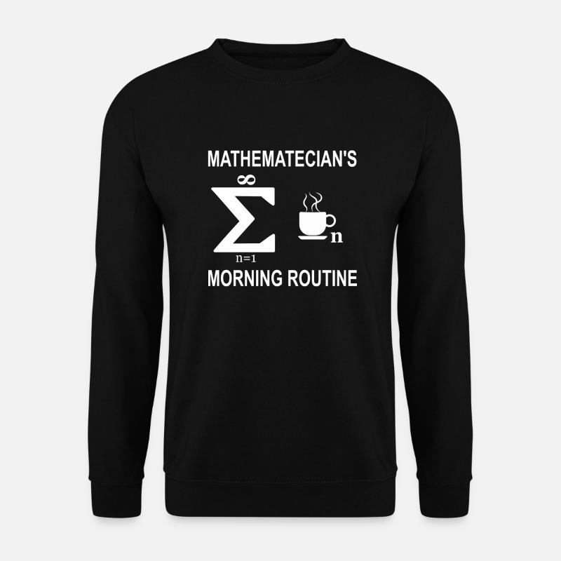Routine mathematician - Unisex Sweatshirt - black