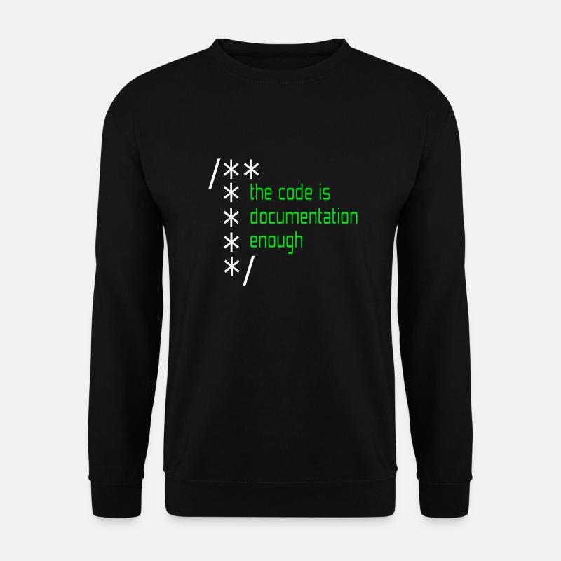 Computer programming - Unisex Sweatshirt - black