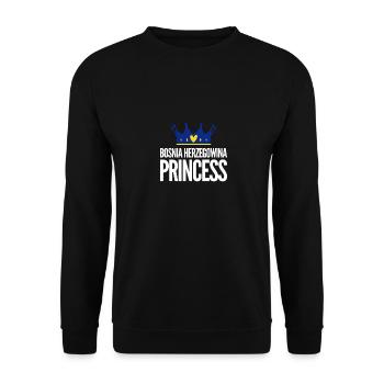 Bosnie-Et-Herzégovine | Balkans Idées cadeaux bosniaques - Sweat-shirt Unisexe - noir - Devant - Alina (178cm) & Michal (187cm)