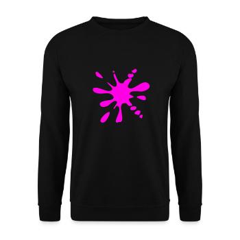 Taches roses - Sweat-shirt Unisexe - noir - Devant - Alina (178cm) & Michal (187cm)
