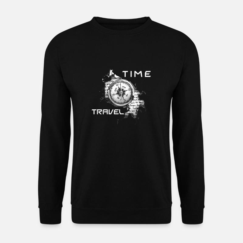 TIME TRAVEL FUTURE - Unisex Sweatshirt - black