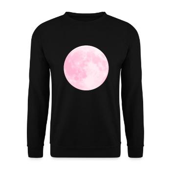 Pink Moon - Unisex Pullover - Schwarz - Vorne - Alina (178cm) & Michal (187cm)