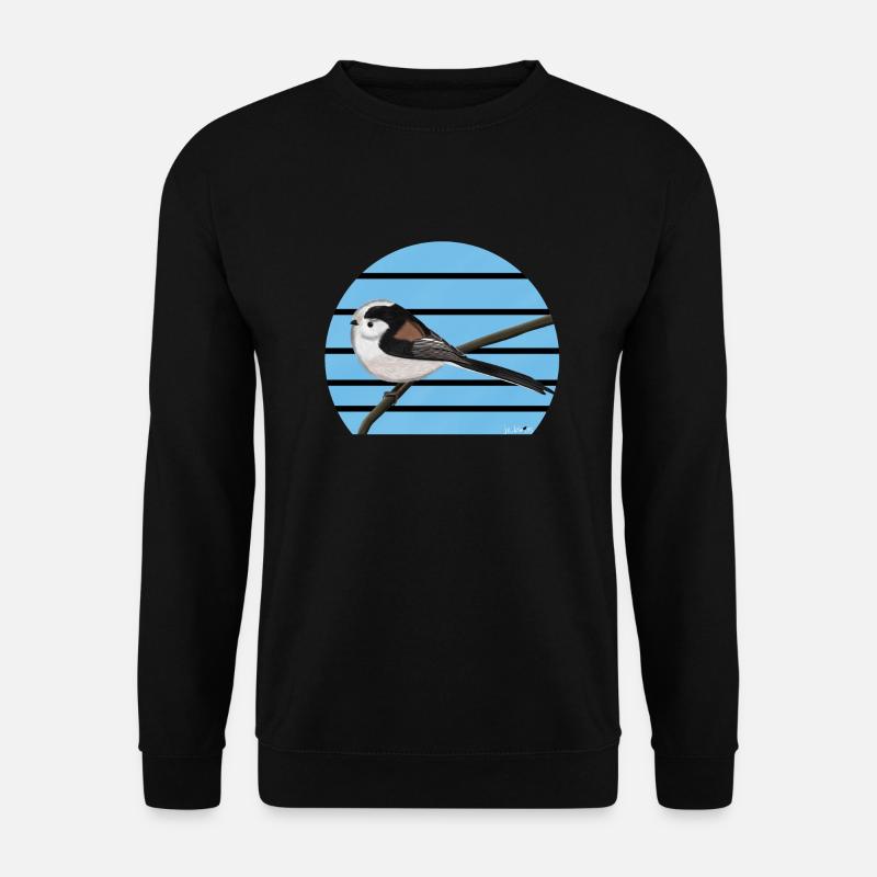 conception d'oiseaux à longue queue - Sweat-shirt Unisexe - noir