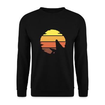 le roi lion - Sweat-shirt Unisexe - noir - Devant - Alina (178cm) & Michal (187cm)