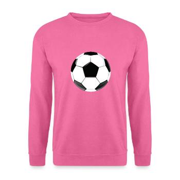 ballon de football - Sweat-shirt Unisexe - rose - Devant