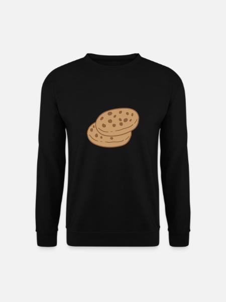 süße braune Kekse - Unisex Pullover - Schwarz