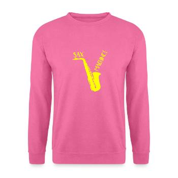 SAX MACHINE ! - Sweat-shirt Unisexe - rose - Devant