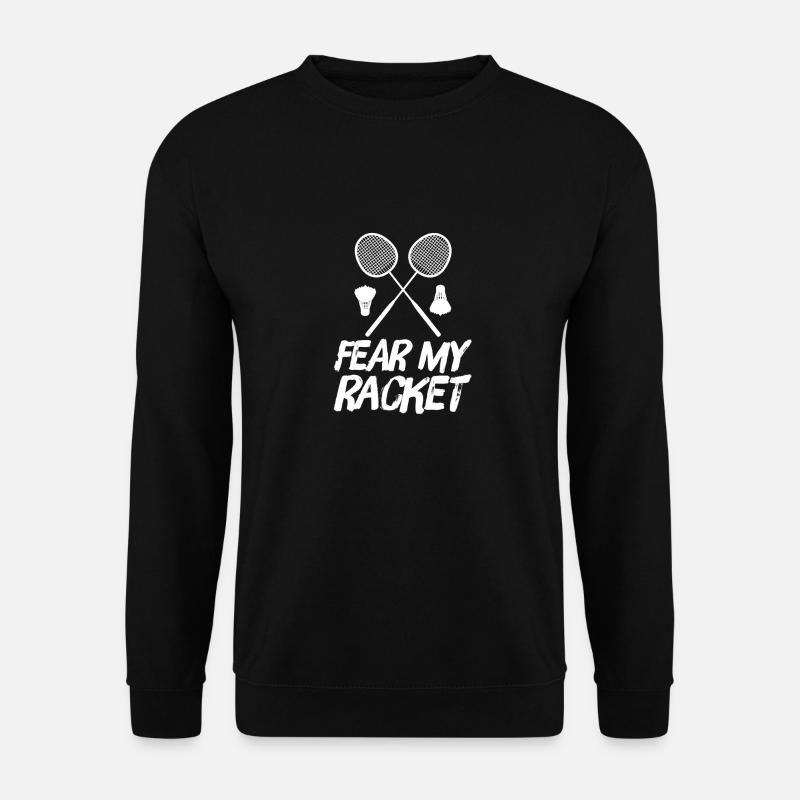 Badminton | Badmintonschläger Federball Geschenke - Unisex Pullover - Schwarz