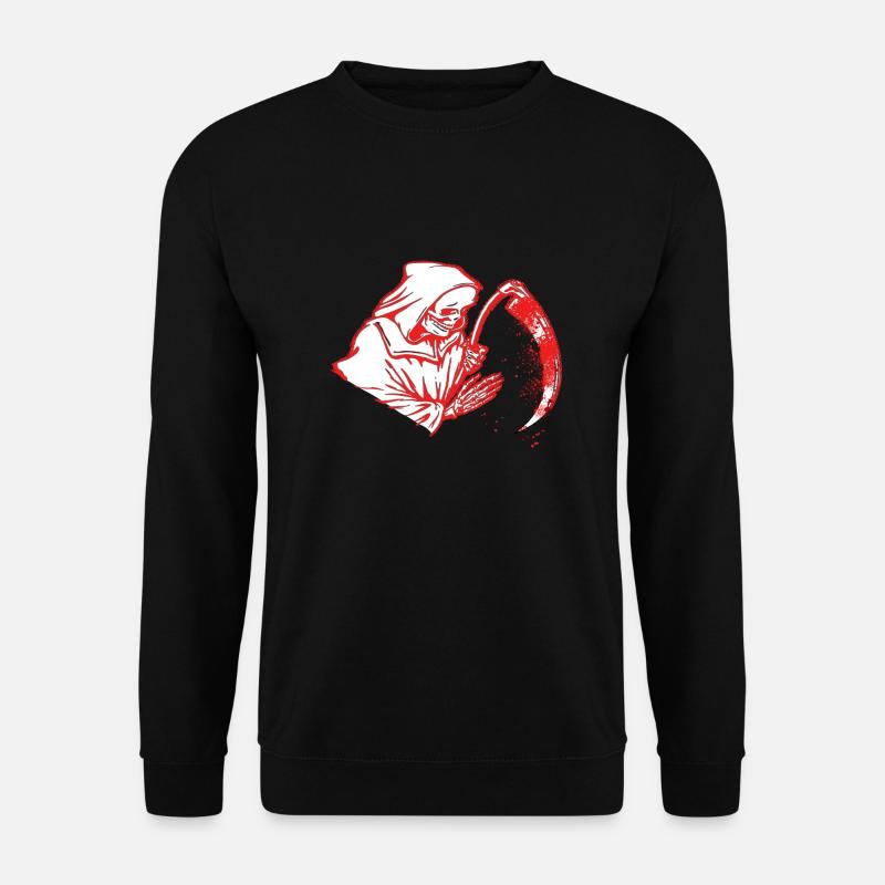 Tot mit blutiger Sense - Unisex Pullover - Schwarz