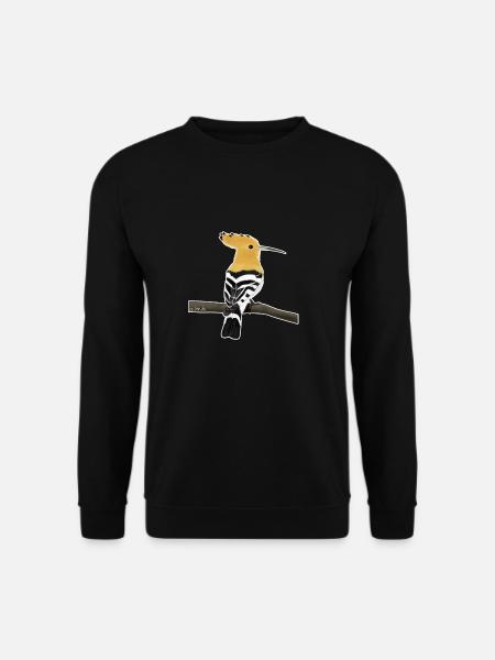 jz.birds hoopoe bird design - Unisex Sweatshirt - black