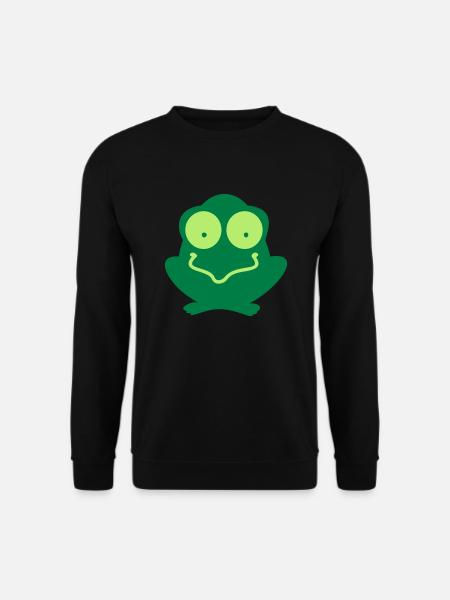 Funny frog (2c) - Unisex Sweatshirt - black
