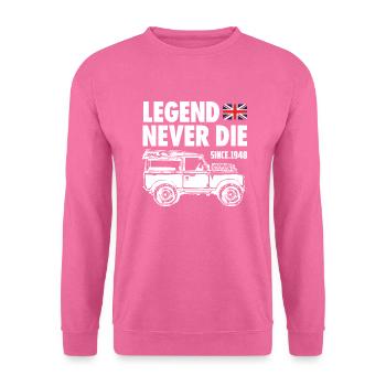 Landy Legend ne meurt jamais - Sweat-shirt Unisexe - rose - Devant