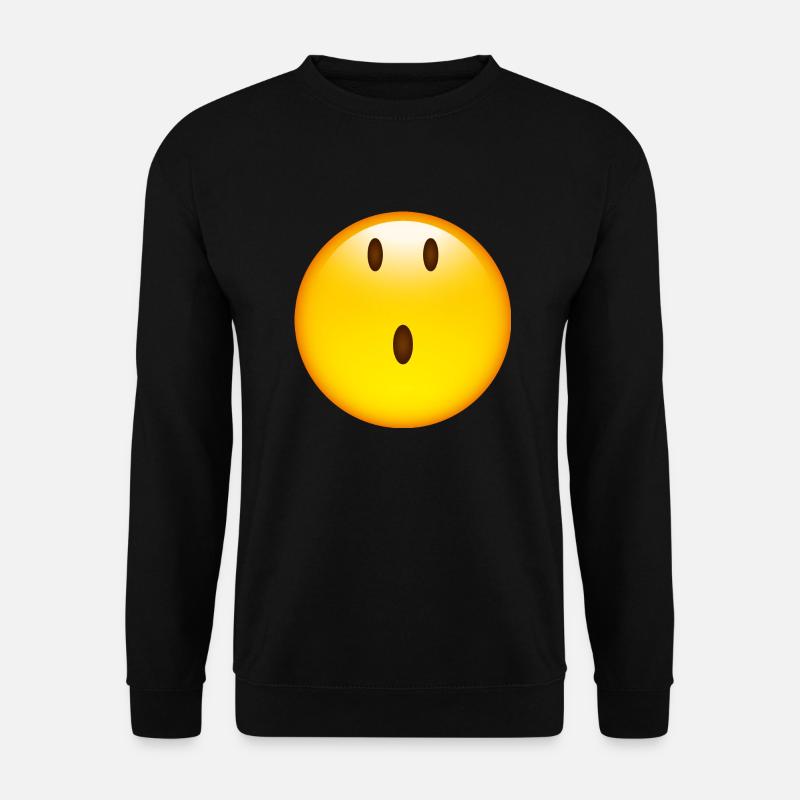Smiley Glossy Speechless - Unisex Pullover - Schwarz