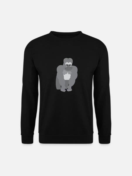 Great ape ridgeback Gorilla - Unisex Sweatshirt - black