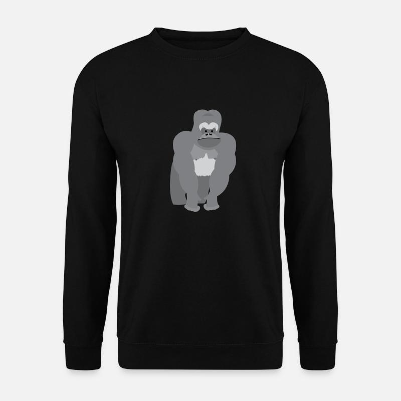 Great ape ridgeback Gorilla - Unisex Sweatshirt - black