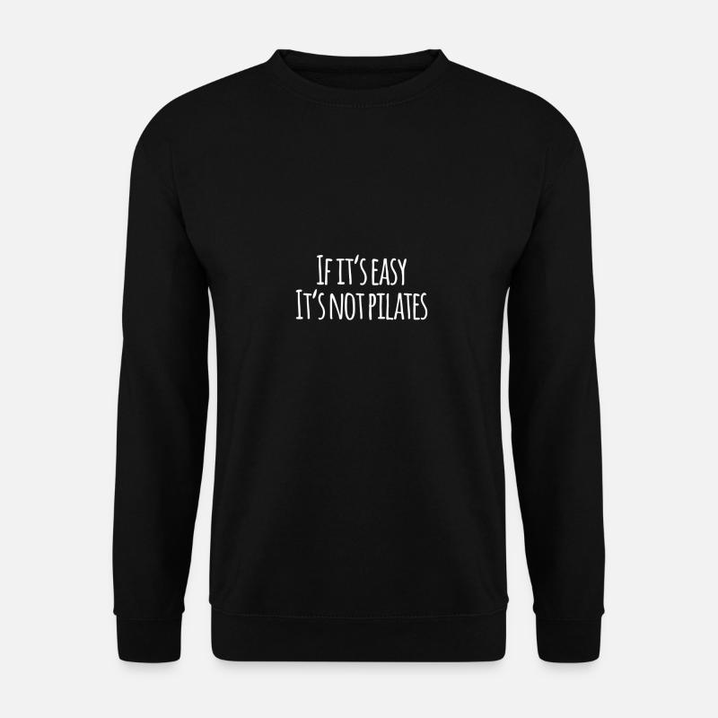 Pilates | Yoga Namaste Workout Sport Geschenkidee - Unisex Pullover - Schwarz