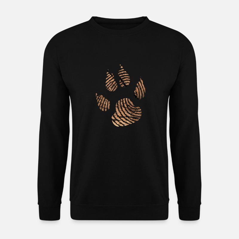 Empreinte digitale en bois Tatze - Sweat-shirt Unisexe - noir