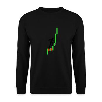 Trading - Unisex Pullover - Schwarz - Vorne - Alina (178cm) & Michal (187cm)