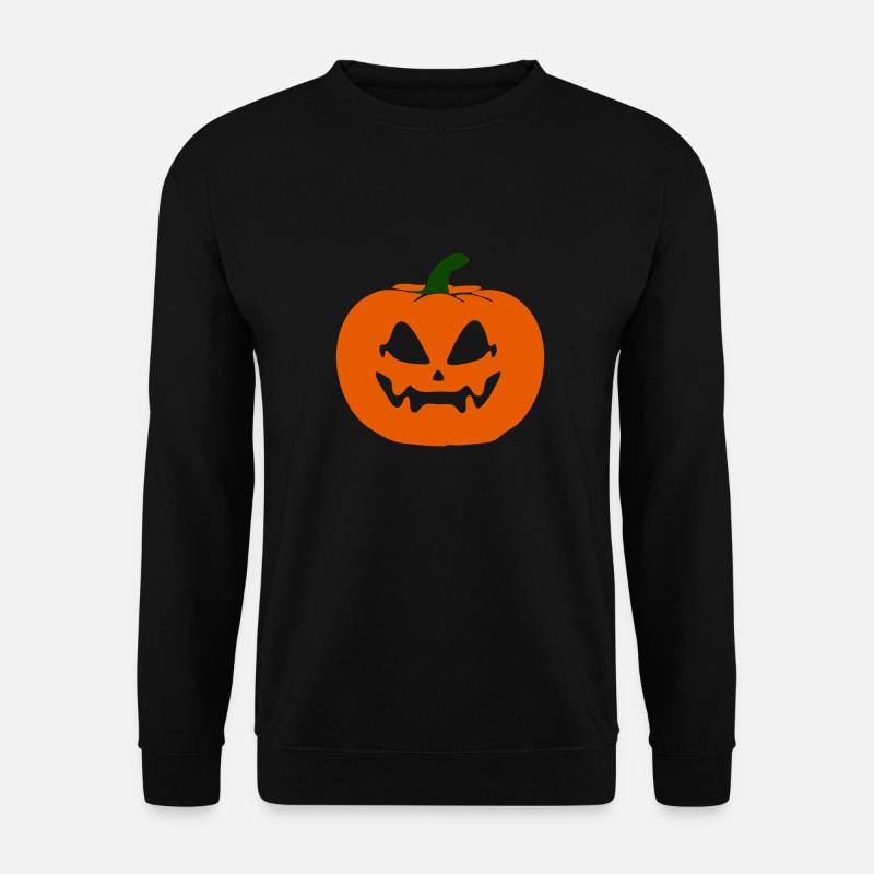 Halloween Kürbis - Unisex Pullover - Schwarz