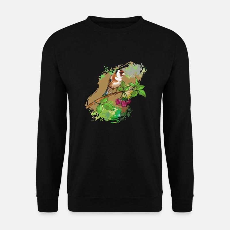 Goldfinch bird - Unisex Sweatshirt - black