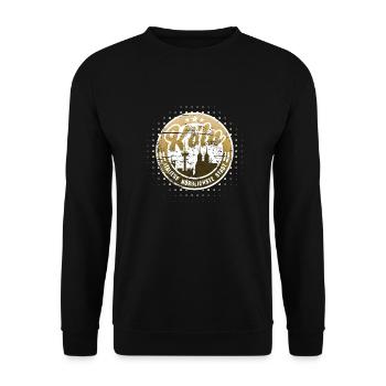 Köln Italiens nördlichste Stadt - Unisex Pullover - Schwarz - Vorne - Alina (178cm) & Michal (187cm)