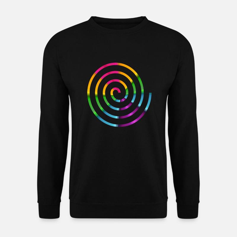 Spirale - Unisex Pullover - Schwarz