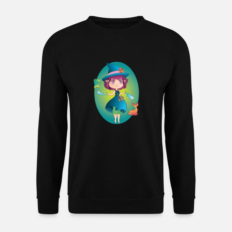 Eine Hexe aus Wasser - Unisex Pullover - Schwarz