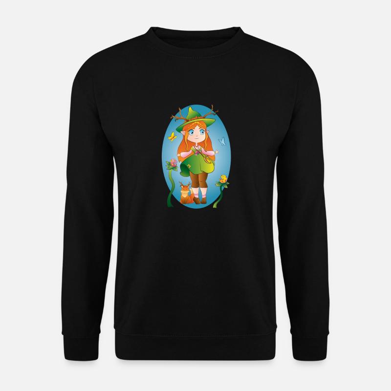 Hexe der Natur - Unisex Pullover - Schwarz