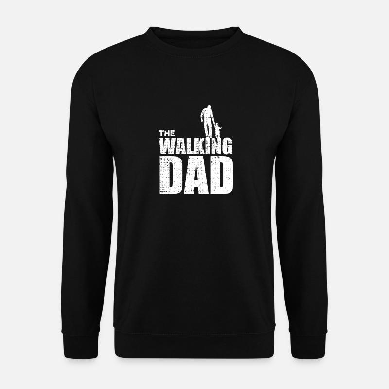 the walking dad, Papa - Unisex Pullover - Schwarz