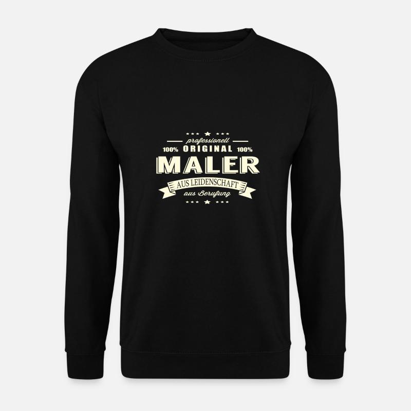 Maler aus Leidenschaft - Unisex Pullover - Schwarz