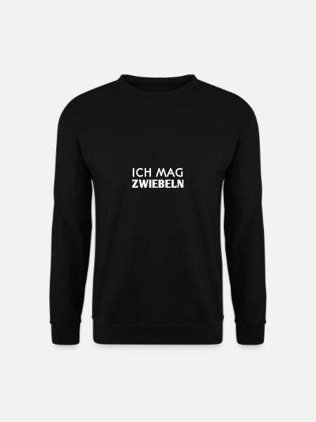 Ich mag Zwiebeln - Unisex Pullover - Schwarz